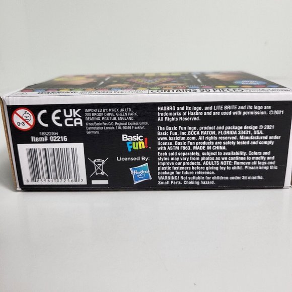 Lite Brite Mini Bright 85 Pcs Colorful Pegs Create Pictures With Light New - Picture 6 of 9